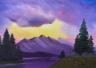 Sunset Aglow gallery landscape